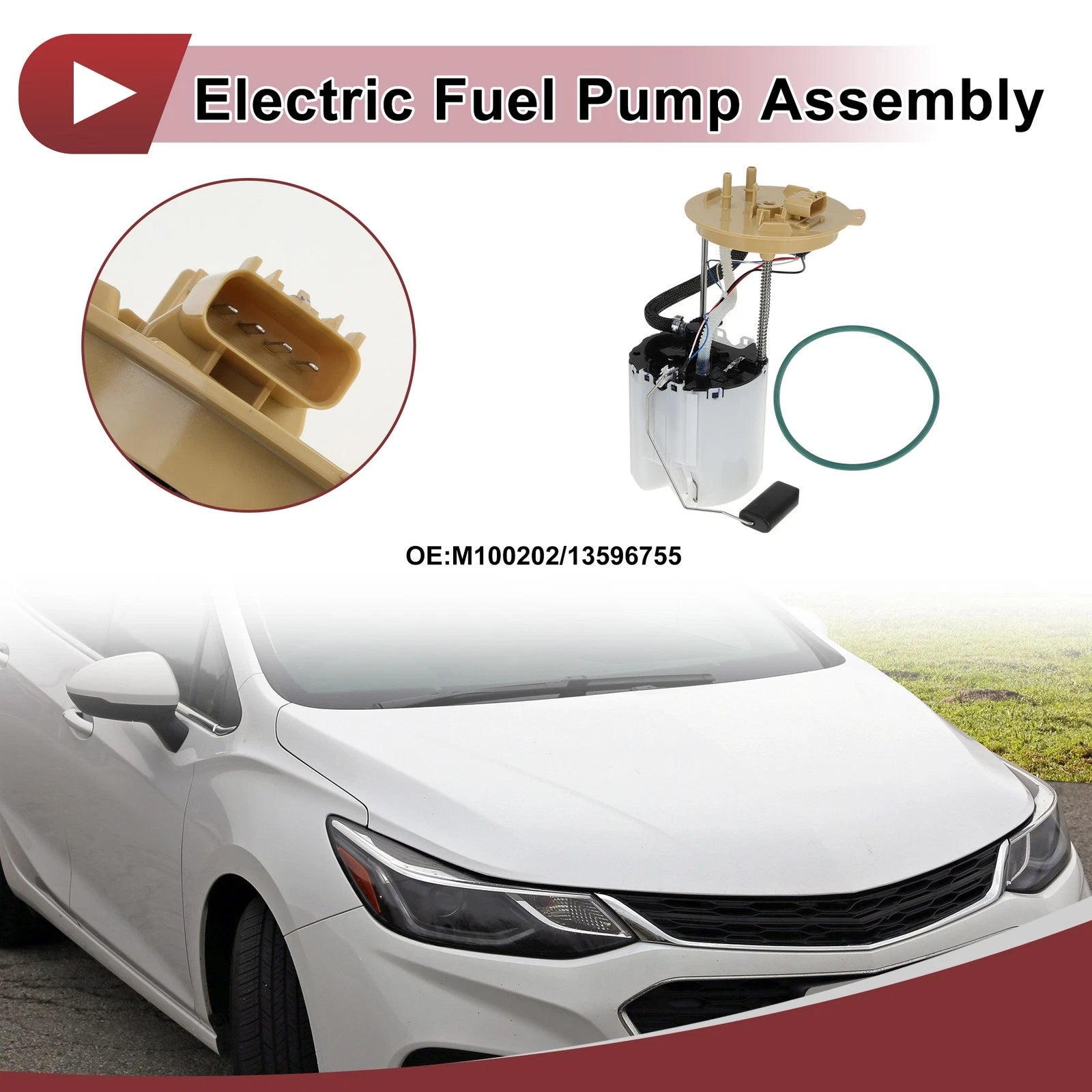 Electric Fuel Pump Assembly No.M100202 for Chevrolet Cruze (2017–2019)