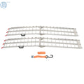 2X 7.5' Aluminum Folding Loading Ramps for ATV UTV Truck Motorcycle