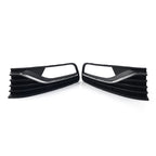 Front Bumper Lower with Hole and Chrome Trim for VW Polo V Hatchback (2014–2017)