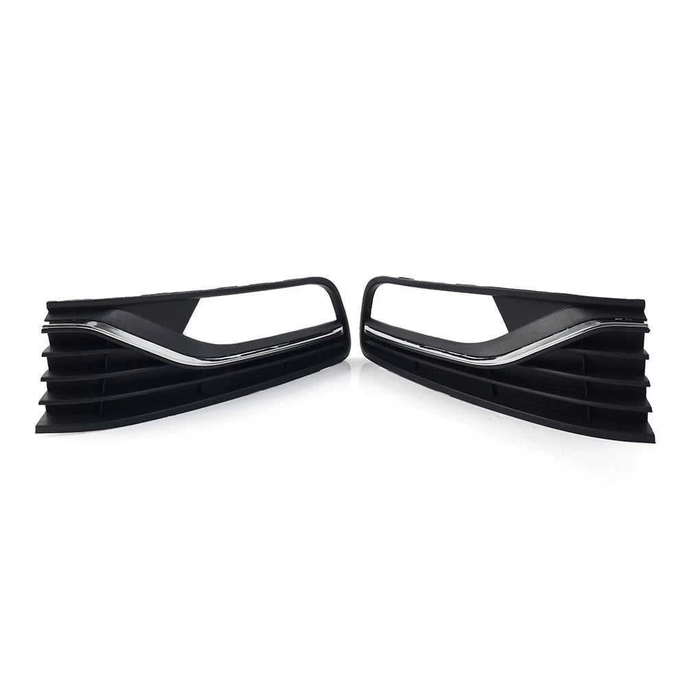 Front Bumper Lower with Hole and Chrome Trim for VW Polo V Hatchback (2014–2017)