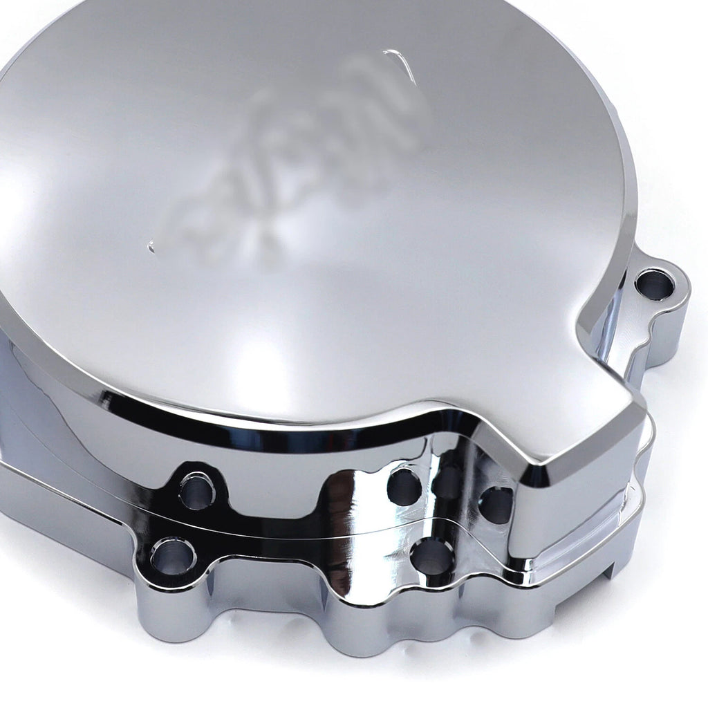 Chrome Engine Stator Cover Crankcase Left for Kawasaki ZX-6R (2009–2021)