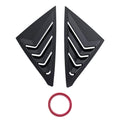 Side Louvers for Honda Civic Hatchback 2022-2025 Window Gloss Black ABS