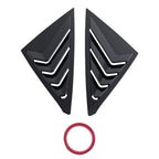 Side Louvers for Honda Civic Hatchback 2022-2025 Window Gloss Black ABS