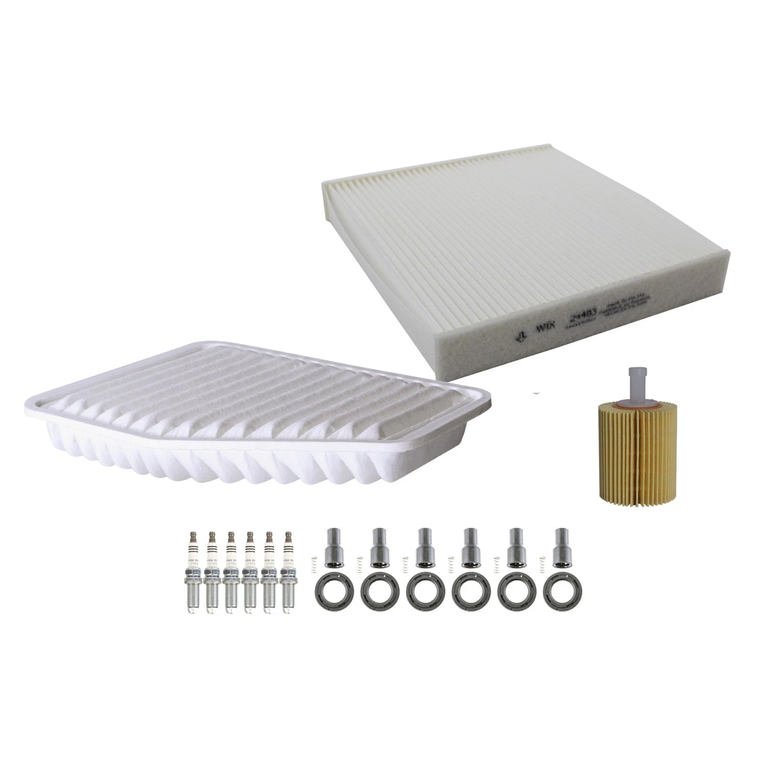 Denso Tune Up Kit with NGK 6 Spark Plugs & Boots for GS300 GS450h (1998–2020)