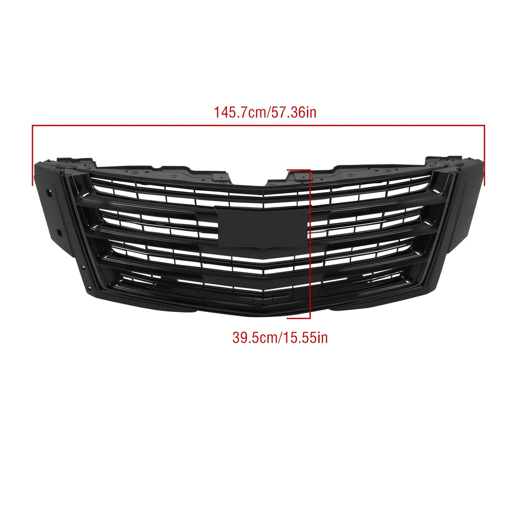 Gloss Black Front Upper Bumper Grille for Cadillac Escalade (2015-2020)
