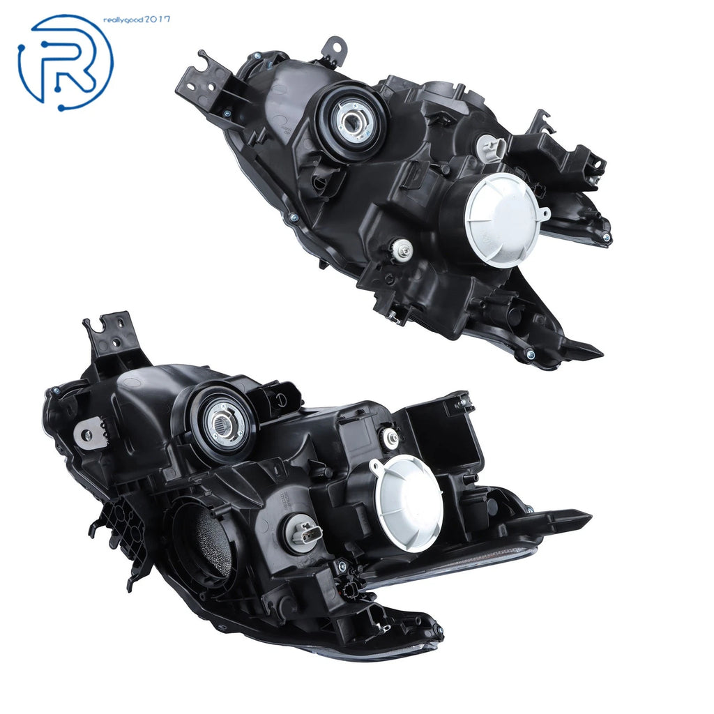 Set of 2 Xenon Headlights for Nissan Maxima (2009–2014) Dark Gray