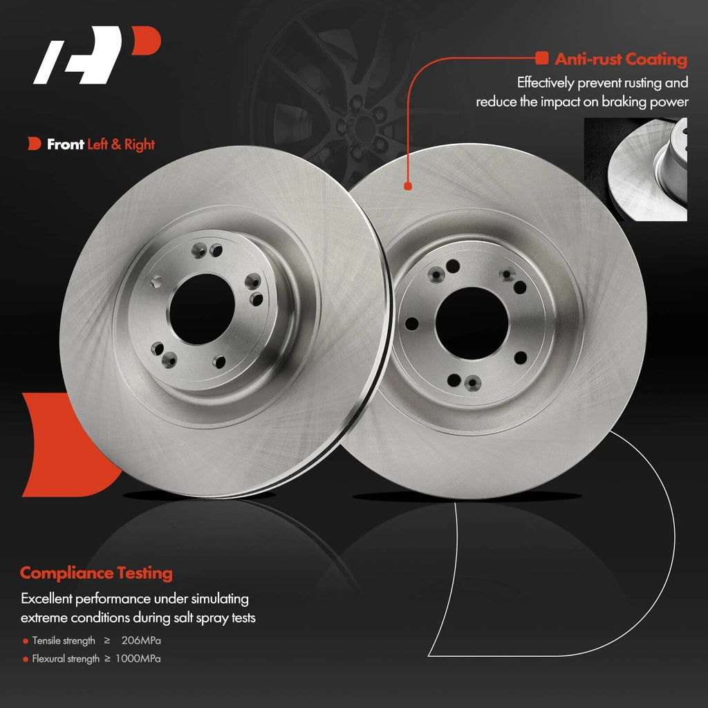Front Disc Brake Rotors for Suzuki SX4 (2007-2013)