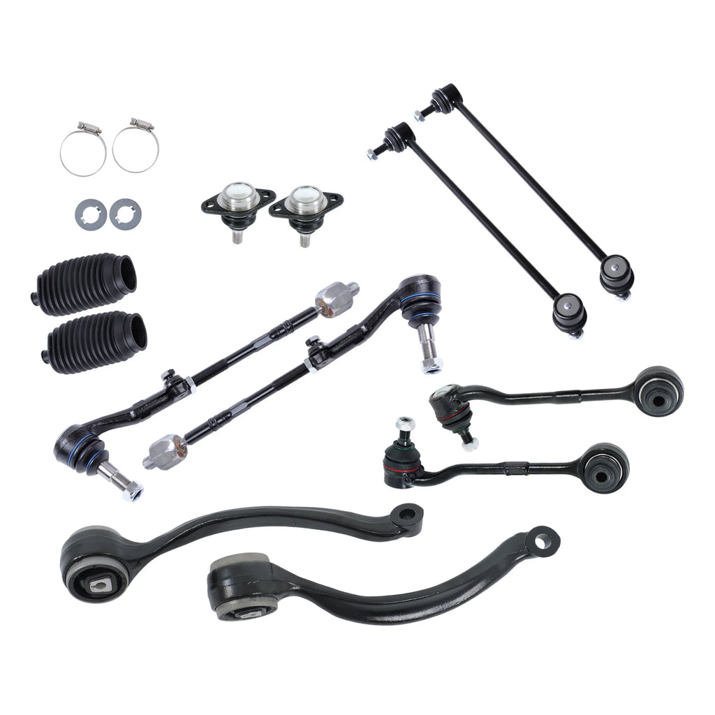Set of 12 Control Arms Ball Joints Tie Rods for BMW 328xi 335i (2007–2013)