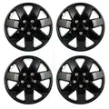 Set of 4 Black 16" Wheel Hub Caps for R16 Tire 5 Lug Wheels