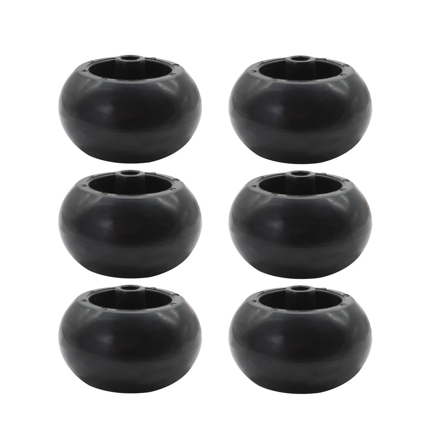 6Pk Mower Deck Wheels for Exmark (103-3168, 116-9981) & Kubota Anti Scalp Wheel