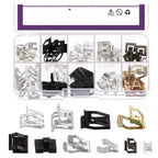 100 Pcs U Clip Selection Pack for Automotive Applications