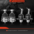 Set of 4 Front Upper & Lower Ball Joints for Chevy Impala Caprice (1971–1976)