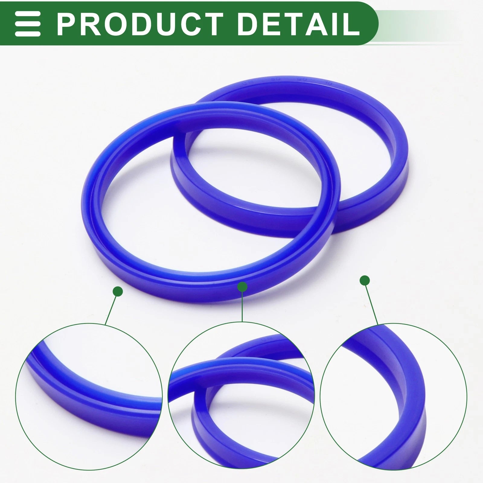 Set of 5 Oil Seal Rotary Shaft Seal 80x90x10mm High Pressure TPU