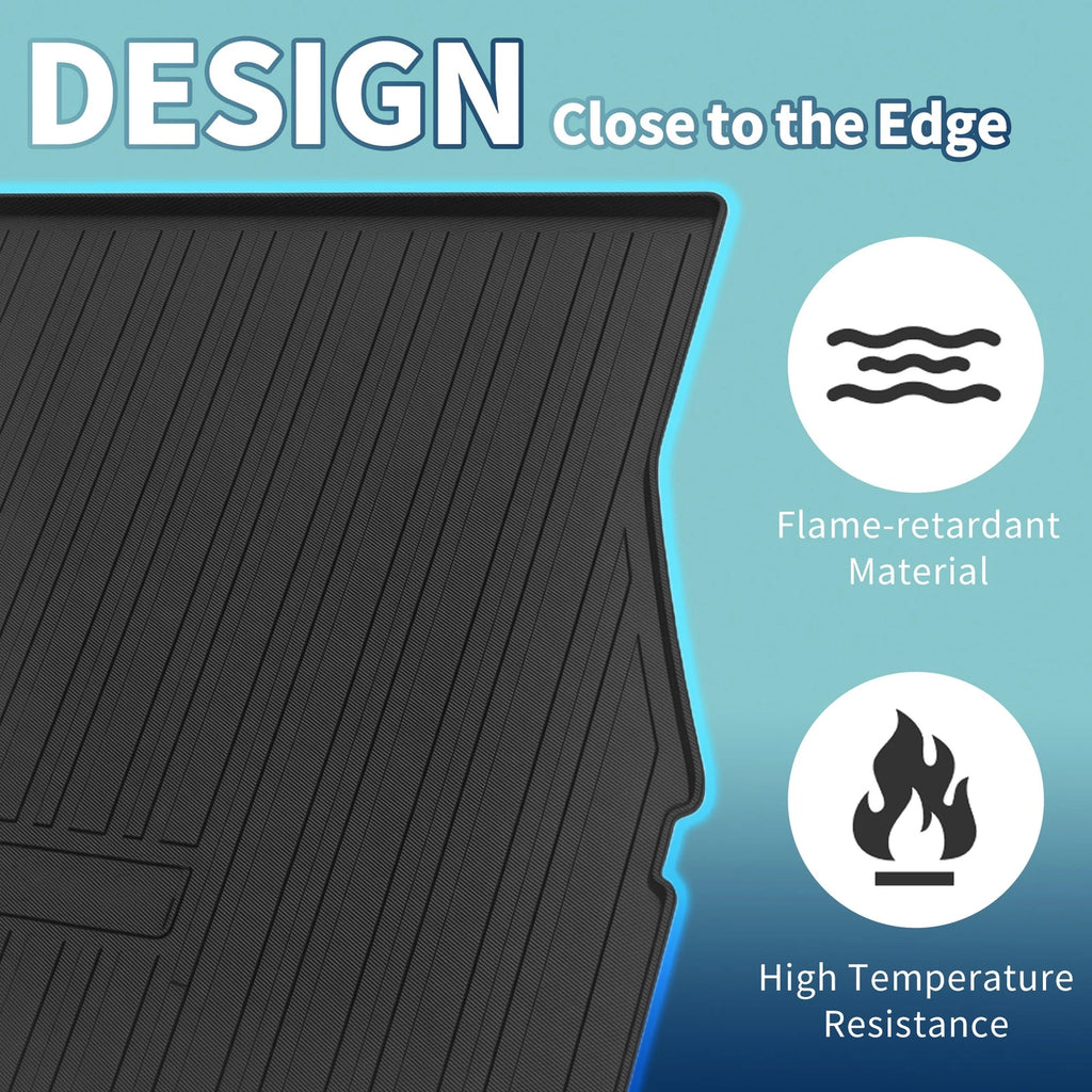 Cargo Liner Rear Trunk Mat for Toyota Land Cruiser LC300 (2021–2023) TPE