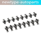 Set of 16 Stainless Steel Roller Rocker Arm Nuts for BBC 454 396 427 (1965–2000)