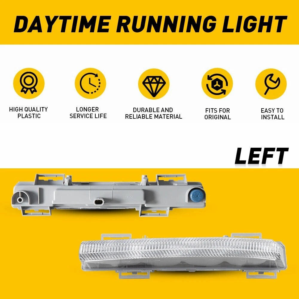 1X Left Daytime Running Fog Lamp for Mercedes-Benz SLK-Class (2011–2013)