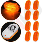 Set of 8 LED Side Marker Roof Lights for Horse Trailer