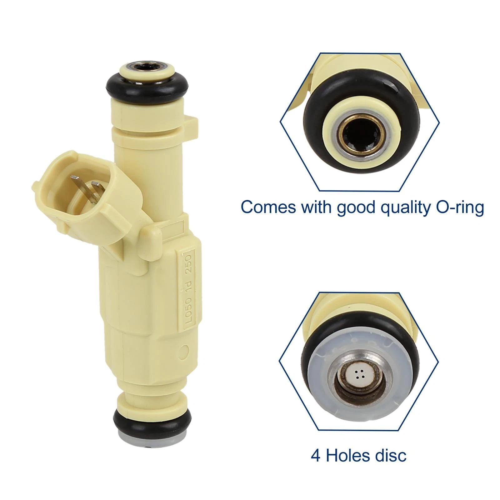 Set of 4 Fuel Injectors for Hyundai Tucson (2011–2013) & Kia Forte Koup (2010–2012) 2.0L 2.4L
