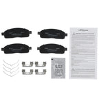 Set of 4 Front Brake Pads for Ford F-150 Heritage (2004) Lincoln Mark LT (2006–2008)
