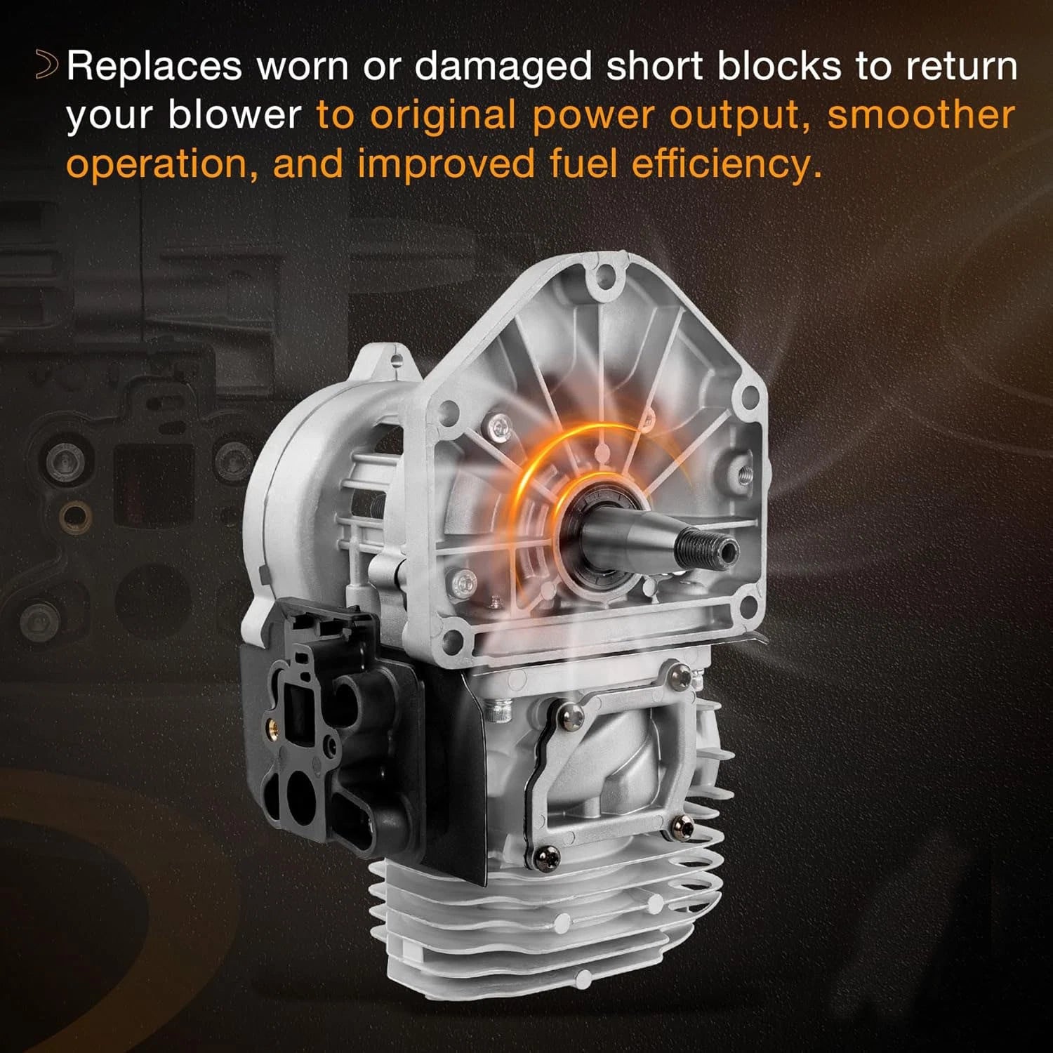 Short Block w/Starter for Echo PB-8010 PB-9010 (A051003411)