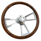 Steering Wheel Wrap Polished 5 Hole for Peterbilt Kenworth (2010–2024)