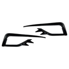 2X ABS Black Fog Light Lamp Cover Trim for VW Golf MK7.5 (2017–2019)