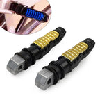 8MM Universal Gold Rear Footrest Pegs for Harley & Honda