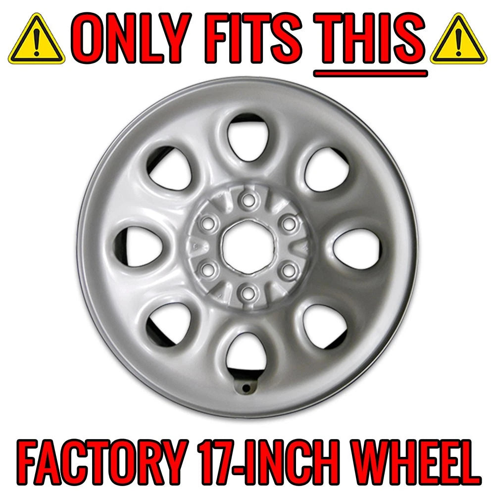 Chrome Wheel Skins Set of 4 for 2009–2014 GMC Savana
