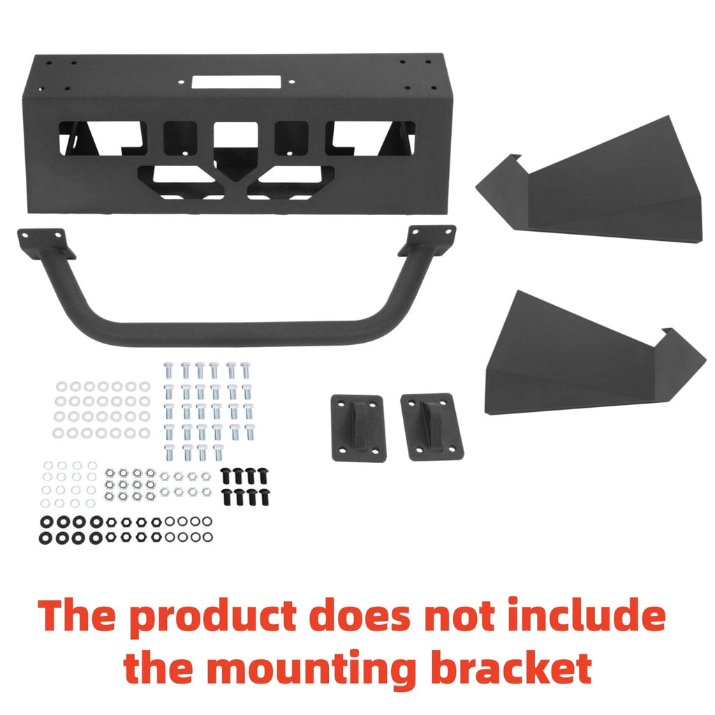 Steel Front Bumper Assembly with Bull Bar for Dodge Ram 1500 (1994–2002)