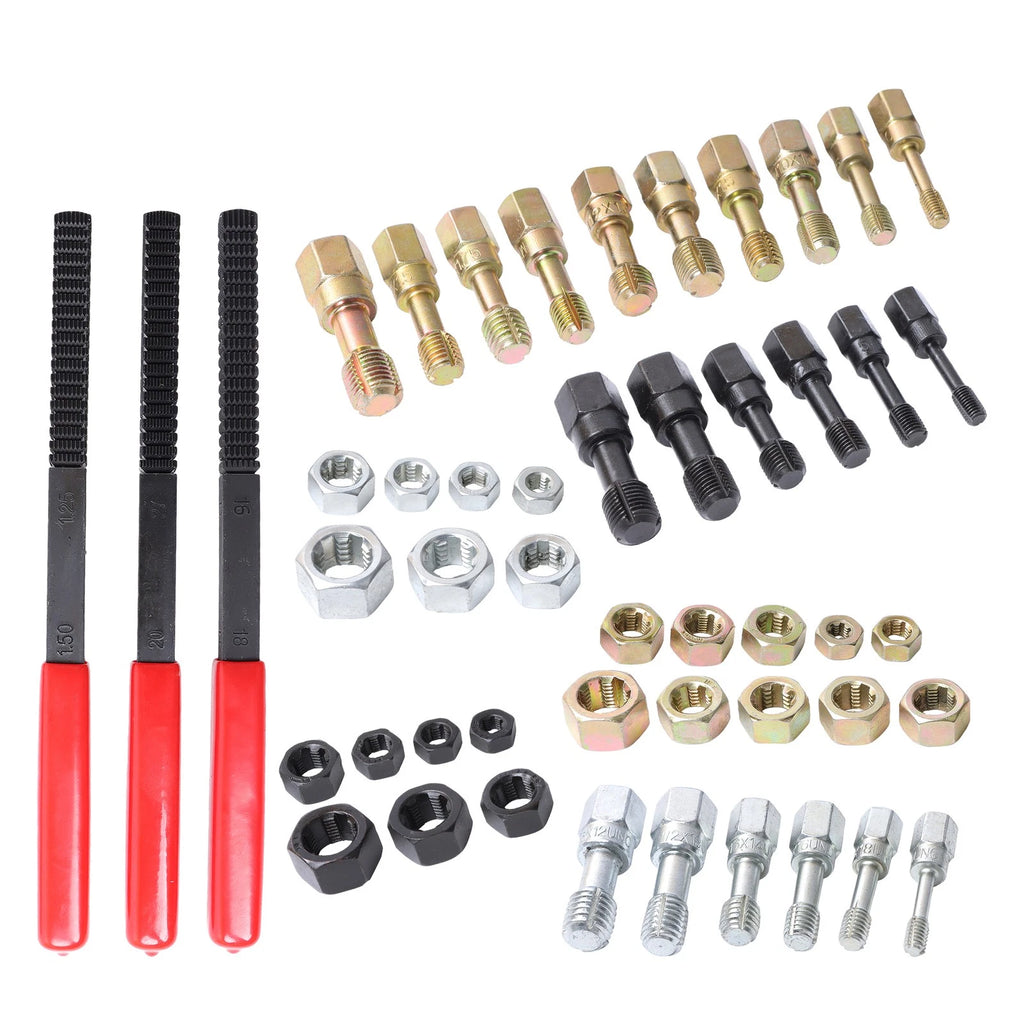 49PCS Thread Chaser Tool Set for Automotive Rethreading (Universal)