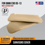 Sunvisor Leather Synthetic Covers for BMW E90 (2005–2013) Beige