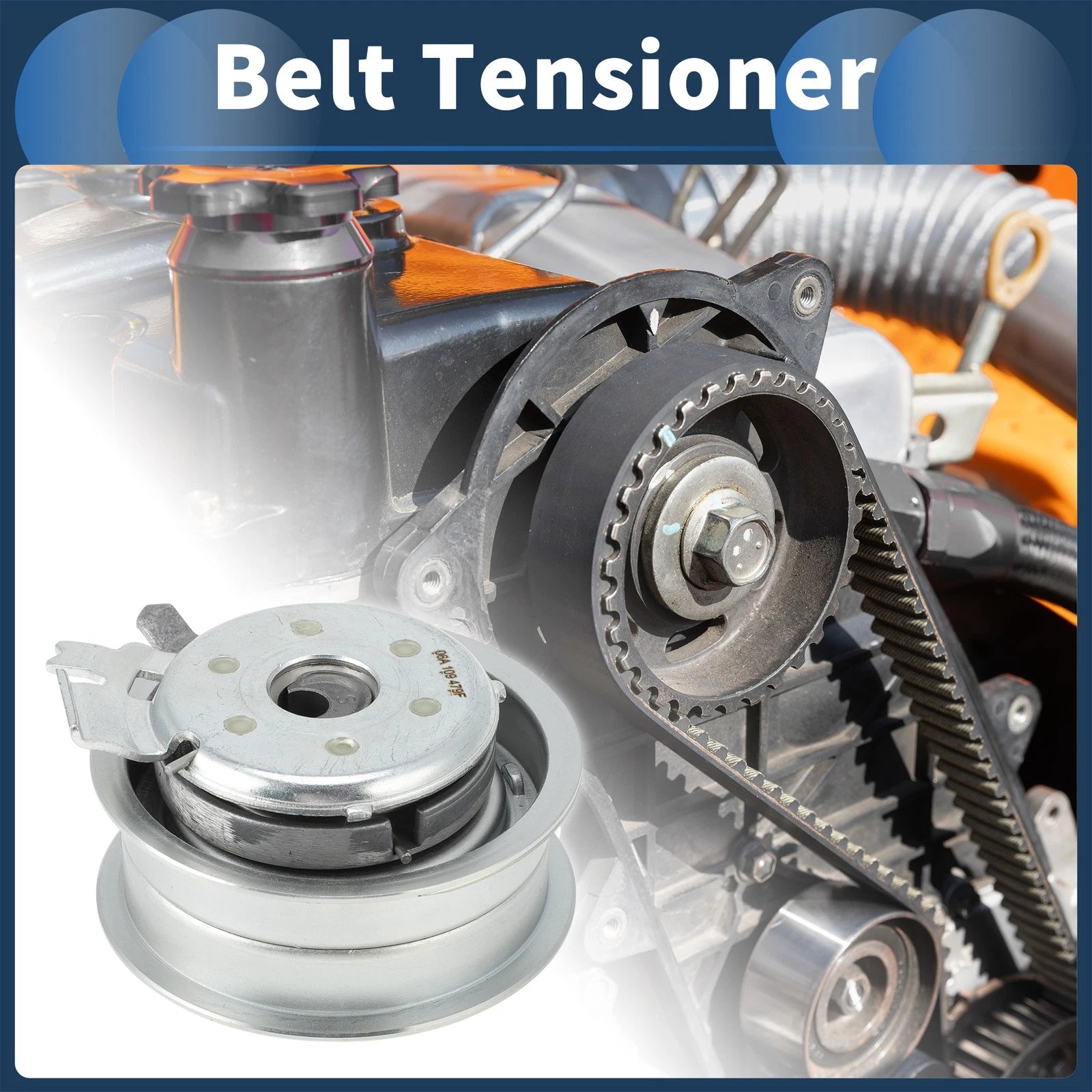 Belt Tensioner for Volkswagen Beetle Jetta (1998–2014) No. 06A109479F Metal