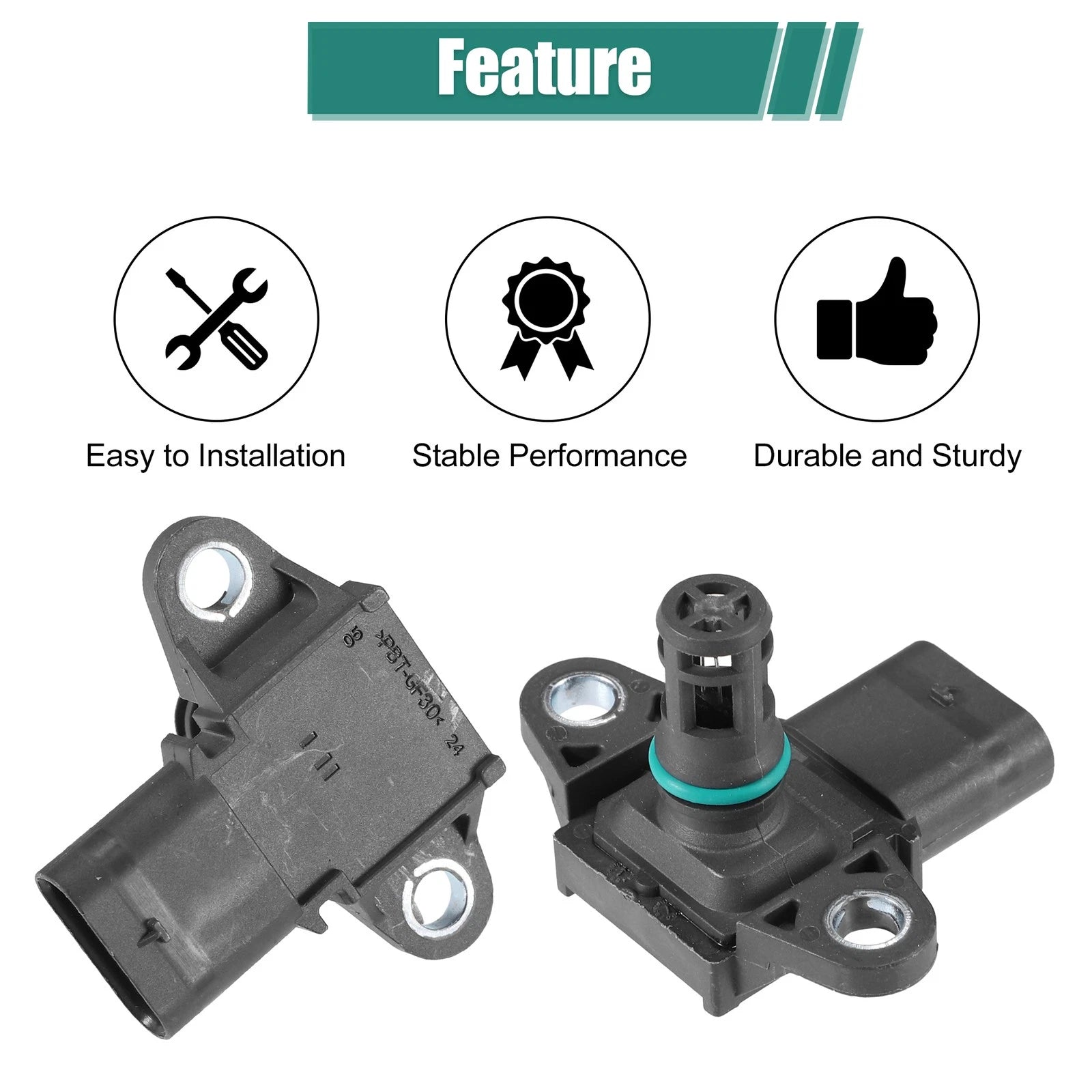 Manifold Absolute Pressure Sensor for BMW M3 3.0L (2015–2018) 13627843531