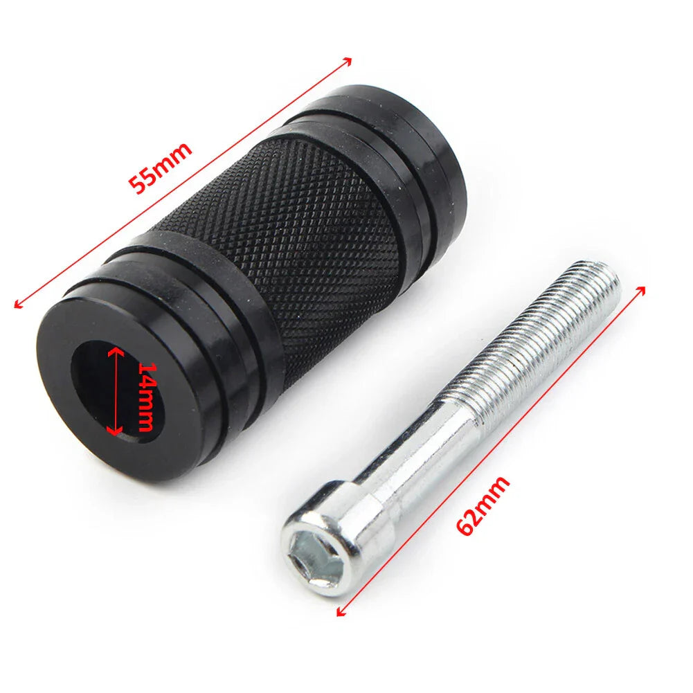 Black Shifter Pegs for Harley Dyna Sportster Softail Street Road