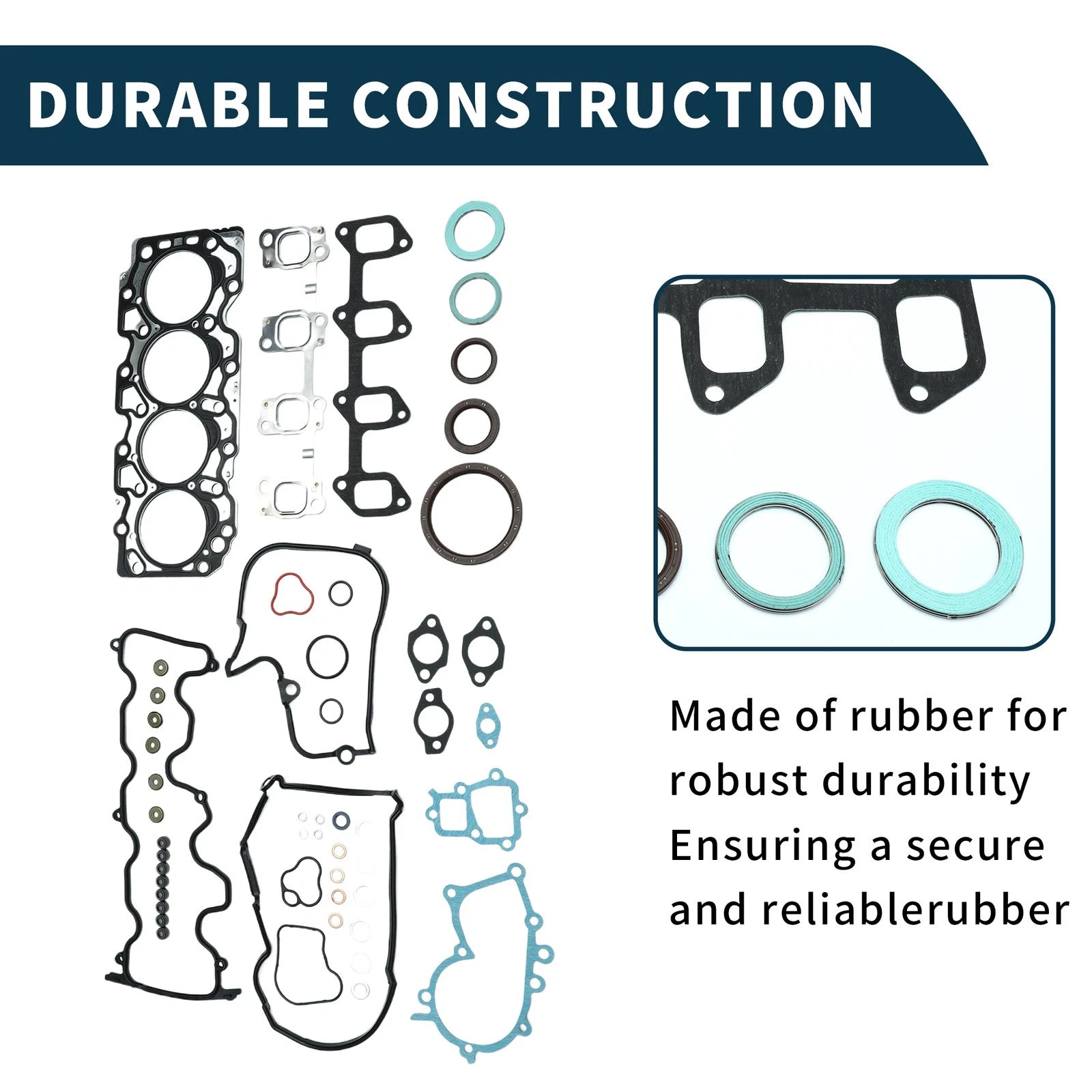 Cylinder Head Gasket Kit No. 411164070 for Toyota 2C (Years Not Specified)
