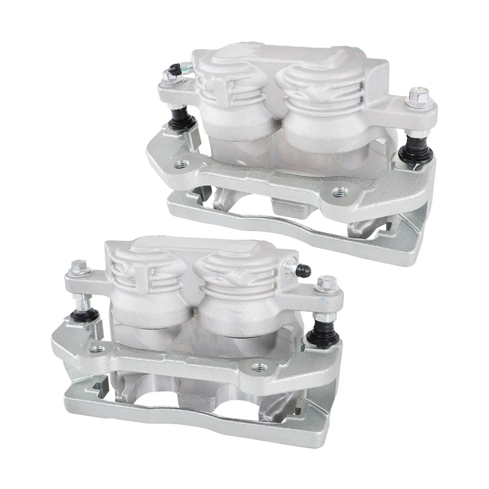2X Front Disc Brake Calipers with Bracket for Cadillac CTS STS (2004-2008)