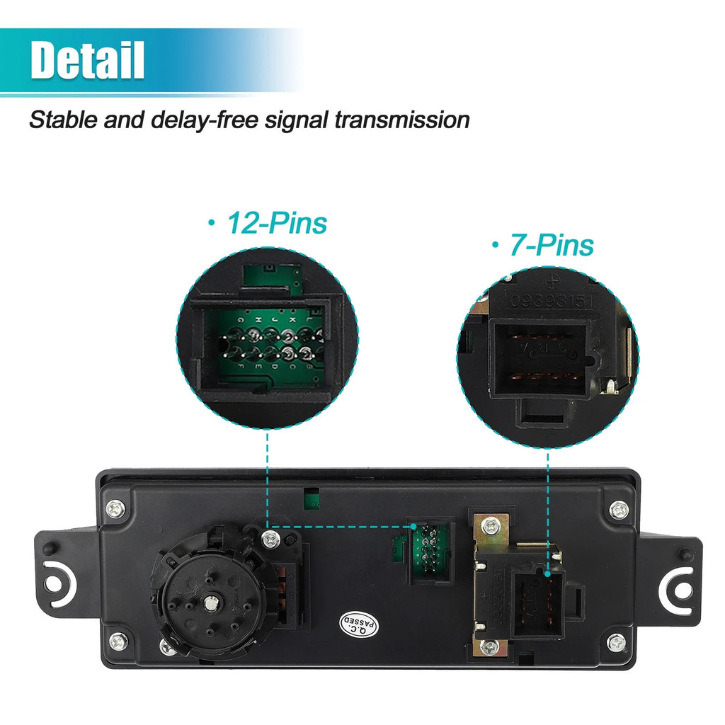Climate Control Switch Panel for Buick (10308120, 1572734)