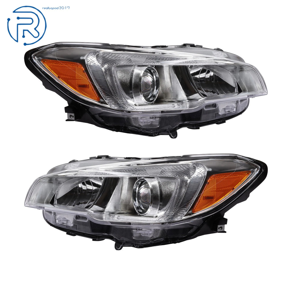 Chrome Housing Halogen Headlights for Subaru WRX (2015-2021)