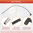 Set of 4 Spark Plug Wire Ignition Coil Cables No. 06A905430AK for Volkswagen Beetle 