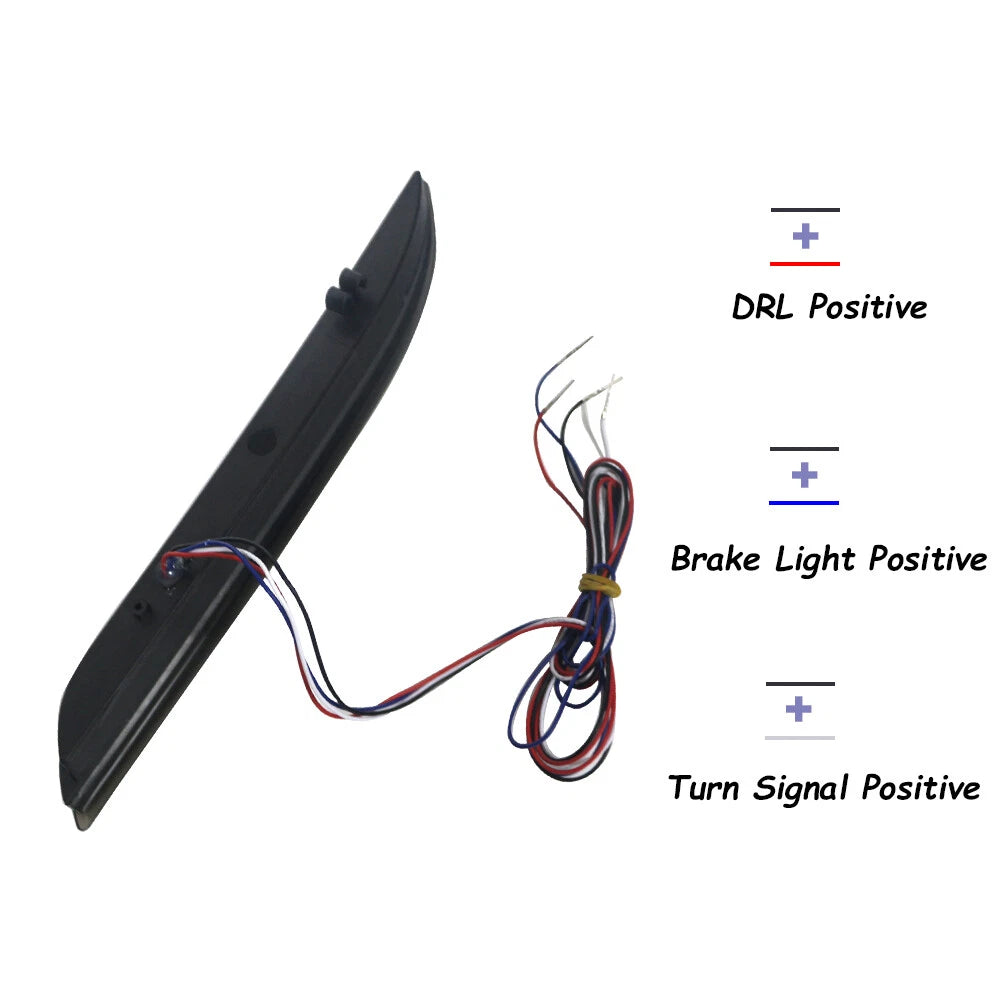Smoke Sequential Turn Signal Brake Lights for Ford Mustang (2015–2017)