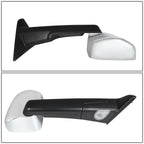 Chrome Manual Flip-Up Side Towing Mirror for Dodge Ram 1500-5500 (2009–2016)