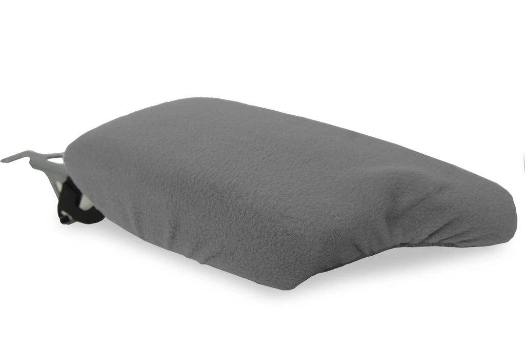Fleece Console Lid Armrest Cover for Subaru Crosstrek (2018–2020) Gray