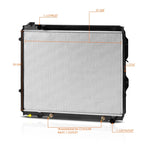 OE Style Aluminum Core Radiator for Toyota Tundra 2000–2006 4.7L AT DPI-2321