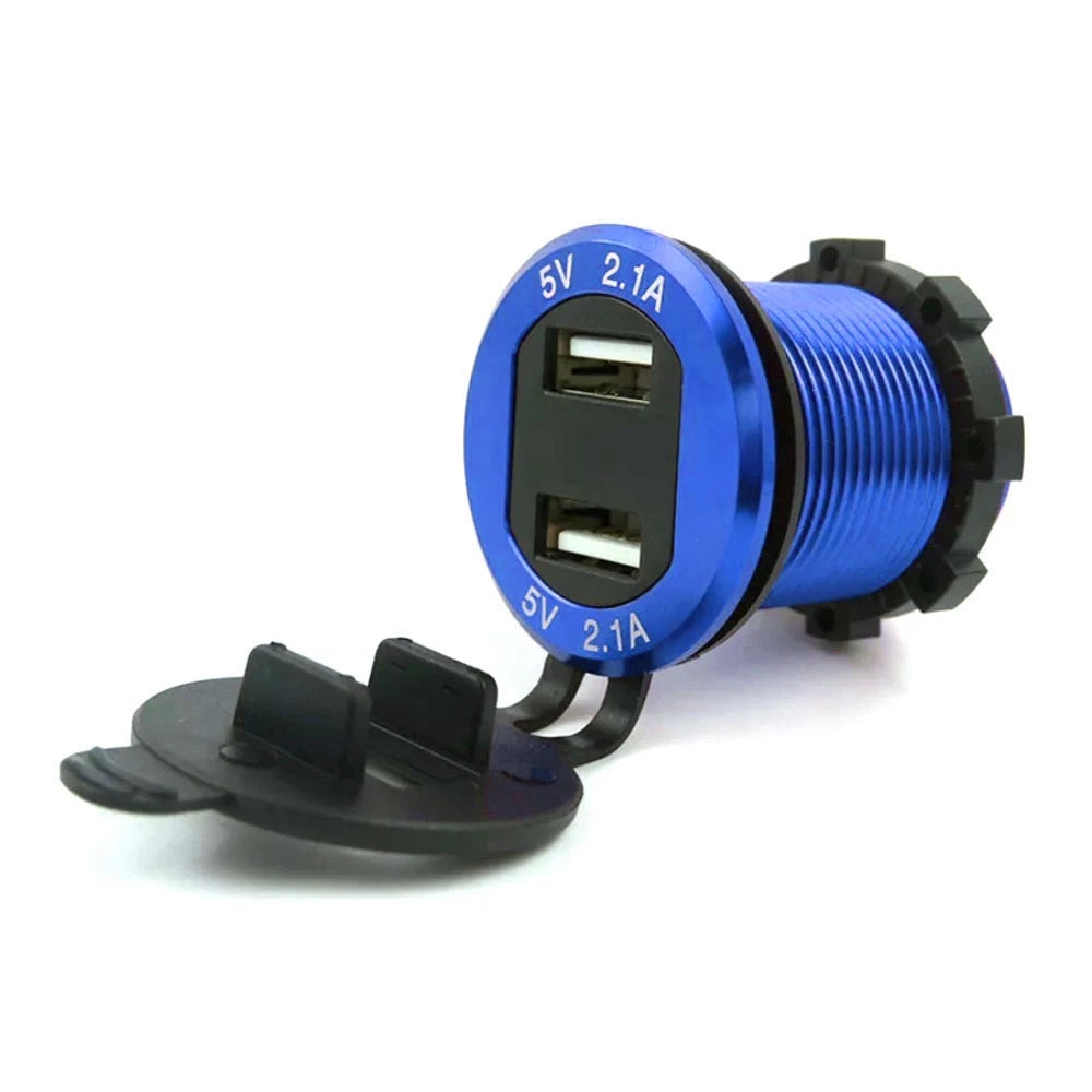 Dual USB Phone Charger for Car (12-24V)