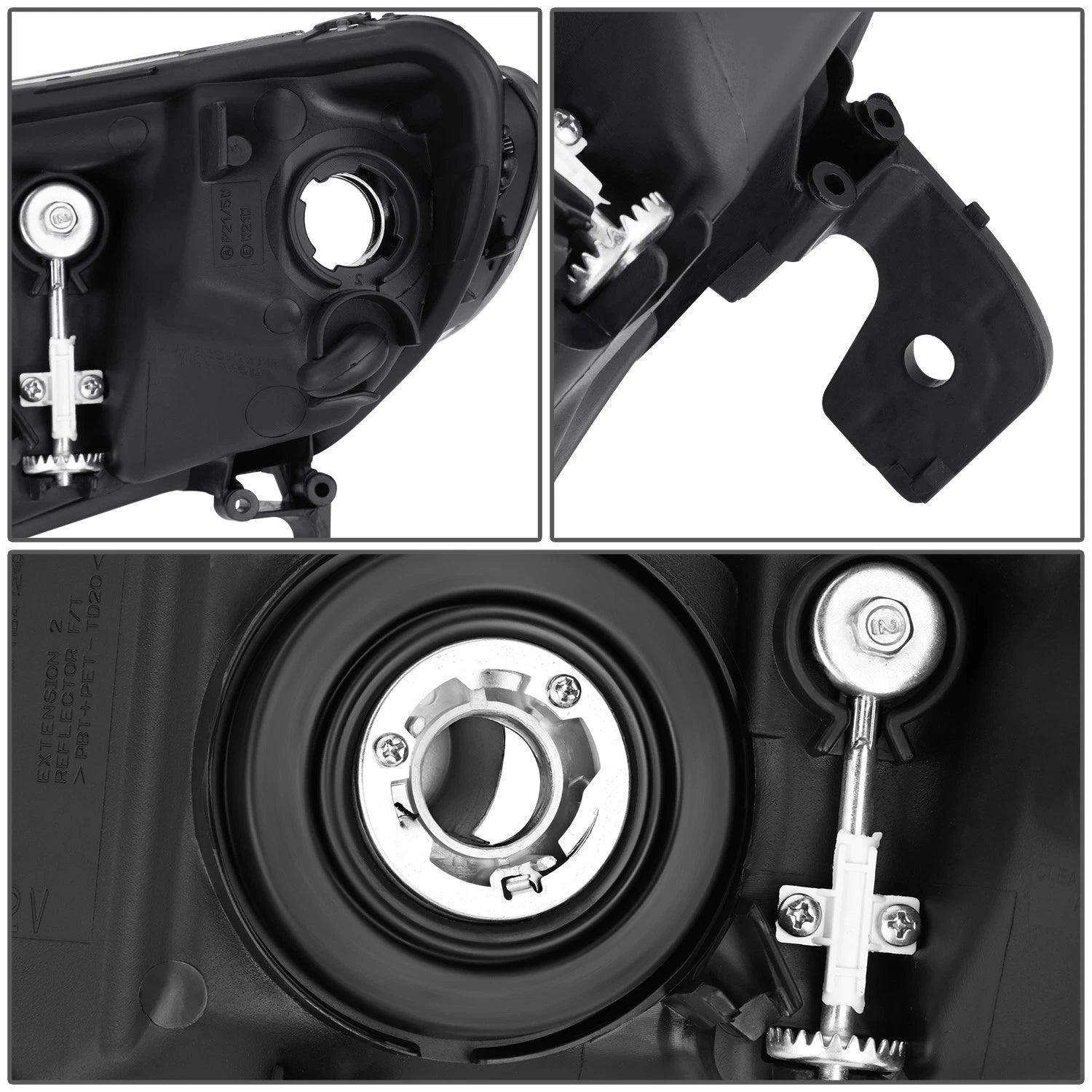 Headlight Lamp Assembly for Honda Civic Sedan (2006–2011) Chrome Housing