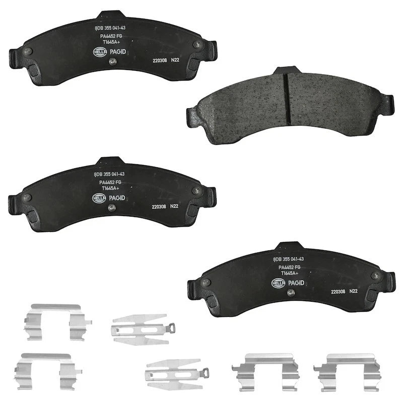 Set of 4 Front Disc Brake Pads for Chevrolet Trailblazer EXT (2002–2009)