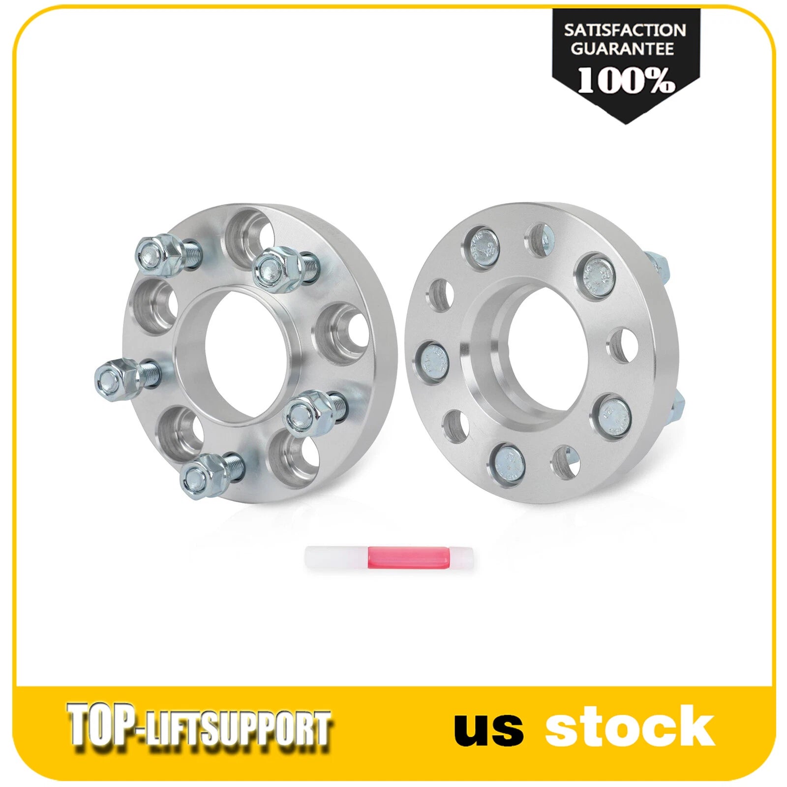 2X 1" Wheel Spacers for Chevrolet Impala, Malibu, Volt