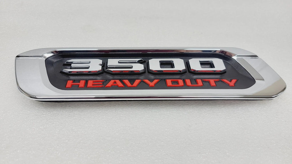 Set of 2 Chrome Hood Emblem Bezels for Ram 3500 (2019–2024)