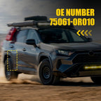 Right Passenger Side Rear Door Flare Arch Trim Molding for Toyota RAV4 (2019–2022)