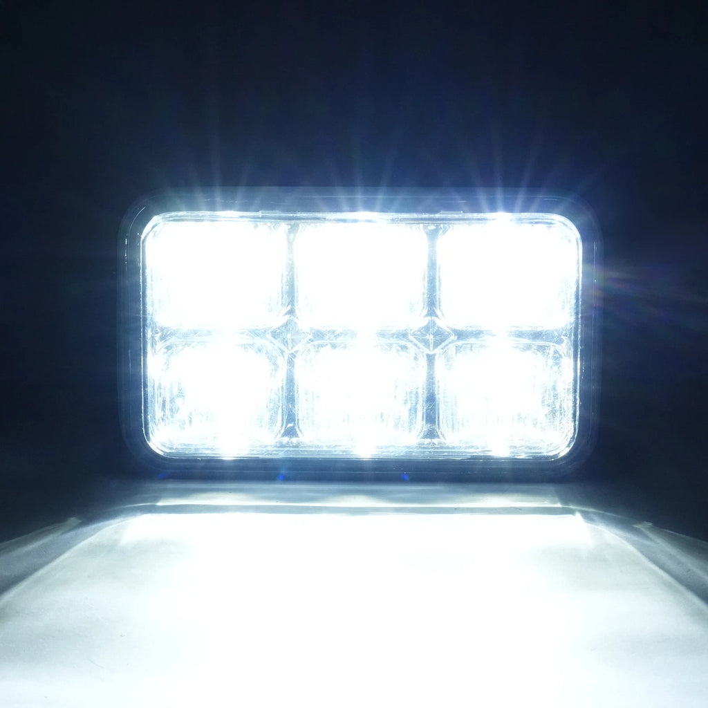 Clear LED Headlight for EZGO Golf Cart (1996–Present, ST350, 1980–1994 Marathon, Workhorse)